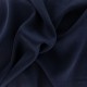 Tissu satin gaufré - bleu noir x 10cm