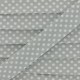 Biais tout textile à pois 18mm