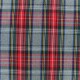 Tissu tartan écossais Tweeddale - gris x 10cm