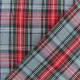 Tissu tartan écossais Tweeddale - gris x 10cm