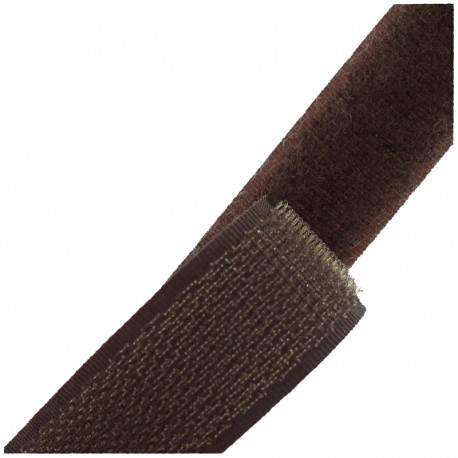 Ruban Auto-agrippant 20 mm - chocolat x 1m