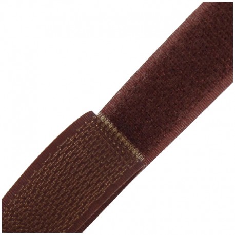 Ruban Auto-agrippant 20 mm - marron x 1m