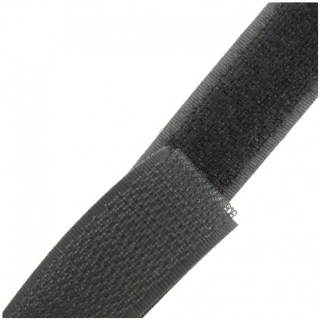 Ruban Auto-agrippant 20 mm - gris x 1m