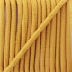 Cordon tressé 8 mm Amana  - jaune moutarde x 1m