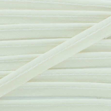 Passepoil tout textile écru