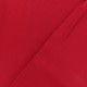 Tissu viscose sergé - Rouge x 10 cm