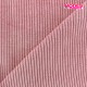 Tissu velours grosses côtes rose x10cm