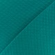 Tissu jersey matelassé losanges 10/20 - Lagon x 10cm