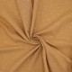Tissu double gaze de coton pois doré - camel x 10cm