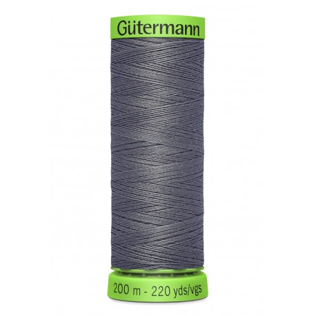 Bobine de Fil Extra Fin Gutermann 200m - Gris Foncé