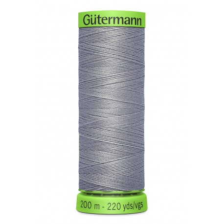 Bobine de Fil Extra Fin Gutermann 200m - Gris Clair