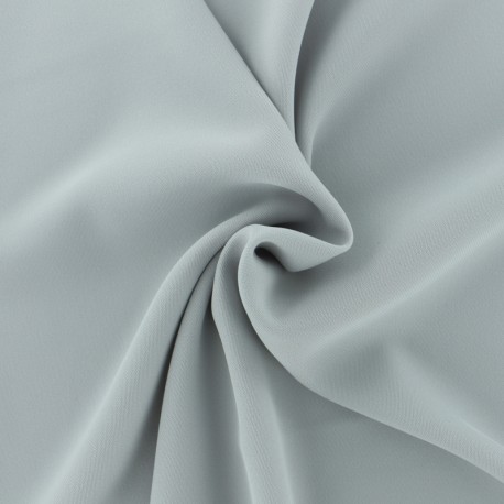 Tissu crêpe fluide Adela - gris perle x 50cm