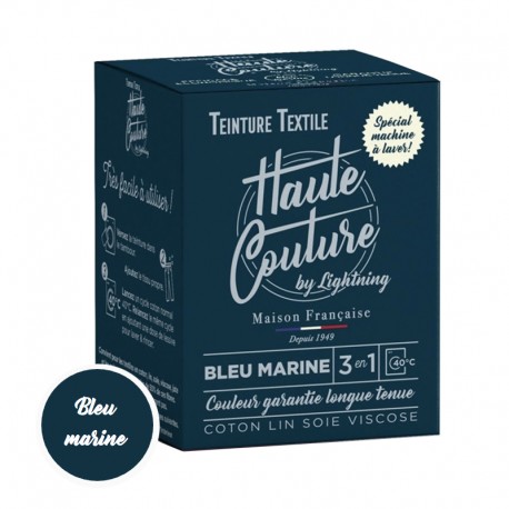 Teinture Textile Haute Couture - Bleu Marine