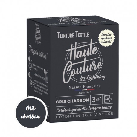 Teinture Textile Haute Couture - Gris Charbon