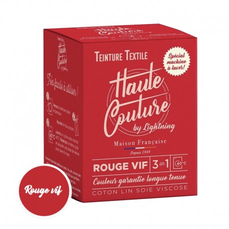 Teinture Textile Haute Couture - Rouge Vif
