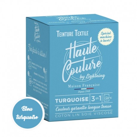 Teinture Textile Haute Couture - Turquoise