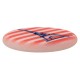 Bouton Polyester Tour Eiffel 28 mm - Rouge