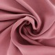 Tissu mousseline crêpe - vieux rose x 50cm