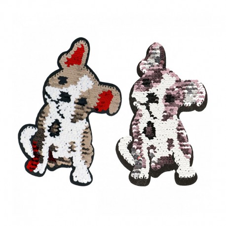 Thermocollant Bébé Bouledogue - Réversible
