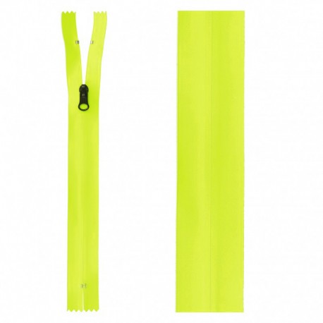 Fermeture Non Séparable Waterproof 20 cm - Jaune Fluo