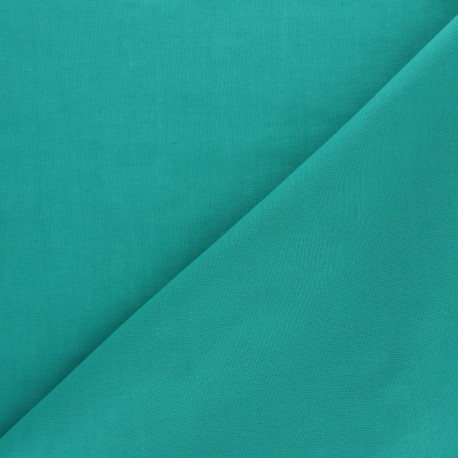 Tissu voile de coton uni Bianca - vert sauge x 10cm