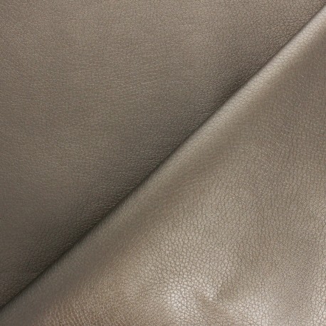 Tissu Simili cuir souple Louxor - Bronze x 10cm