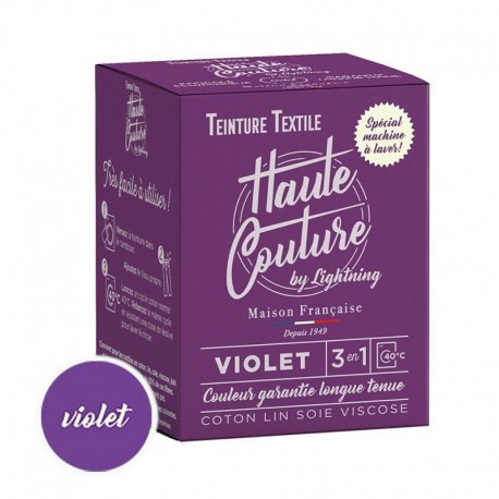 Teinture Textile Haute Couture - Violet