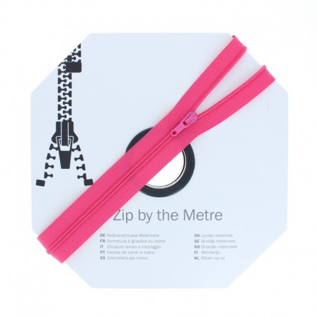 Fermeture à glissière au mètre (10m) - Fuchsia