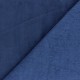 Tissu éponge Bambou - bleu denim x 10cm