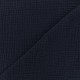 Tissu triple gaze de coton uni - bleu marine x 10cm