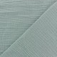 Tissu triple gaze de coton uni - Griotte x 10cm