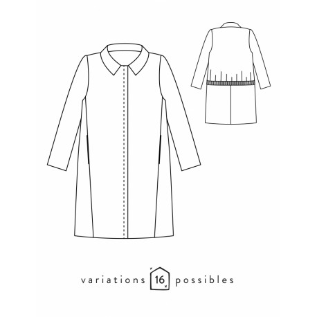 Patron Manteau Scämmit - Merci