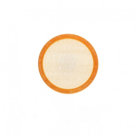 Bouton Polyester Martine 23 mm - Écru