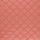 Tissu double gaze matelassé Réversible - marsala x 10cm