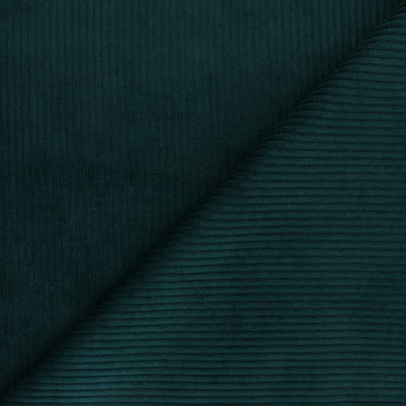 Tissu velours grosses côtes - ocre x10cm