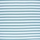 Tissu jersey à rayures Lacanau - vert eucalyptus x 10cm