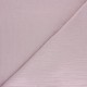 Tissu double gaze de coton rayure lurex - Vieux rose x 10cm