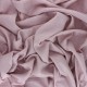 Tissu double gaze de coton rayure lurex - Vieux rose x 10cm