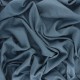 Tissu double gaze de coton rayure lurex - Bleuet x 10cm