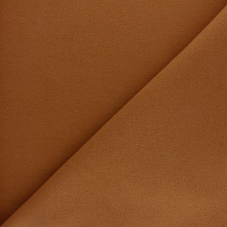Tissu drap manteau - caramel x 10cm