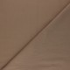 Tissu voile polycoton uni - noisette x 10cm