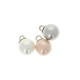Bouton perle boule Douceur 10 mm - rose