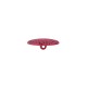 Bouton polyester Félin 25 mm - Fuchsia