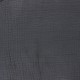 Tissu triple gaze de coton uni MPM - gris orage x 10cm