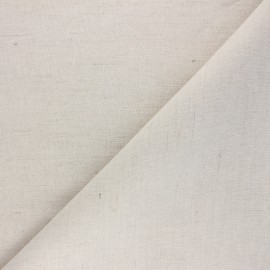 Tissu coton lin - naturel