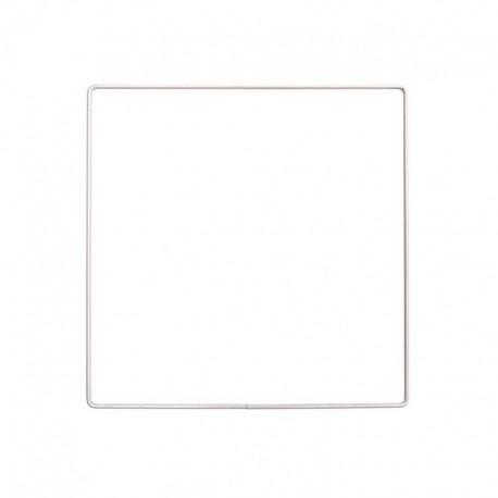 Carré métal Rico Design - blanc