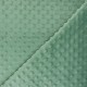 Tissu Velours minkee doux Bubble - romarin x 10cm