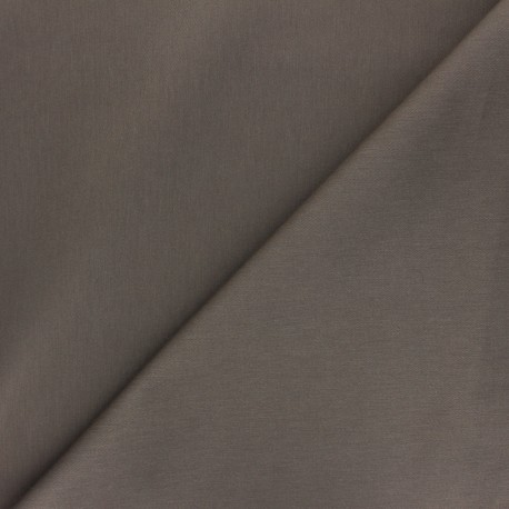 Tissu Gabardine élasthanne mat Vibrance - taupe x 10cm