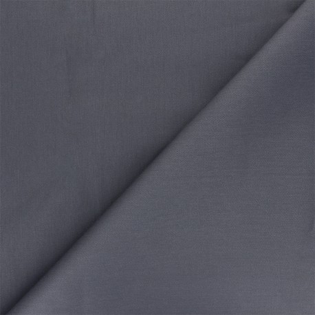 Tissu Gabardine élasthanne mat Vibrance - anthracite x 10cm