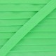 Biais tout textile 20 mm - vert printemps x 1m